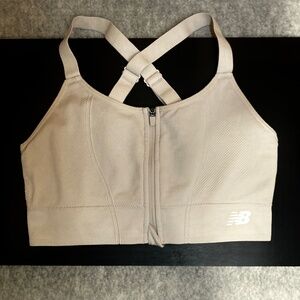 New Balance | Front Closure Sports Bra _ M | Bone